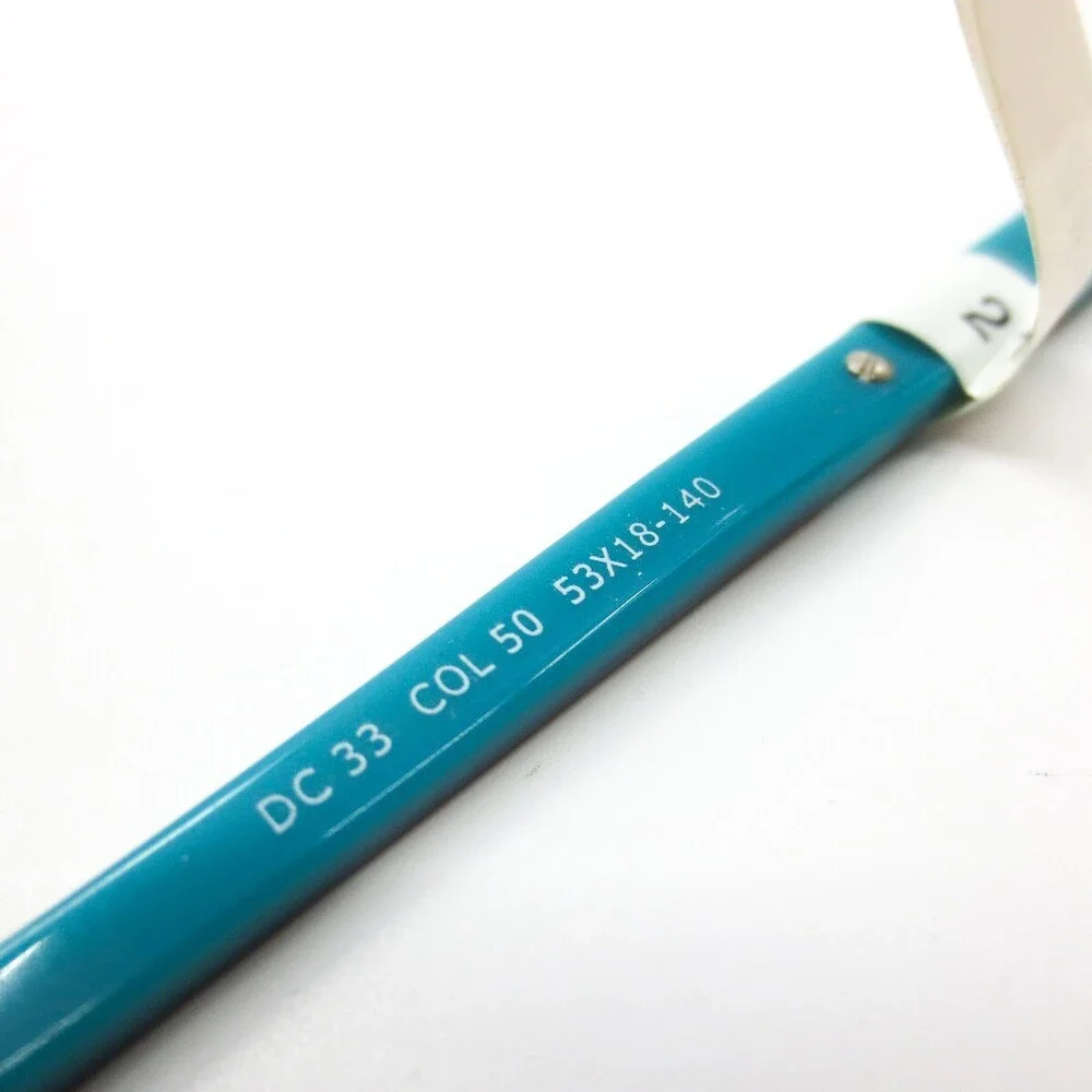 City Eyewear DC 33 COL 50 Blue Rectangular Eyeglasses Frames 53[]18 140 mm
